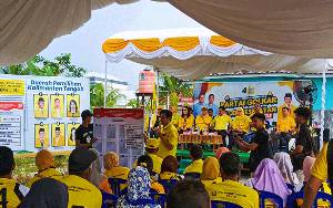 DPD Golkar Palangka Raya Kampanye Terbatas di Jalan Hiu Putih, Ajak Masyarakat Tidak Golput