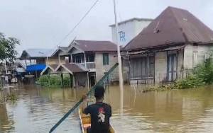 Banjir Landa 25 Desa di Kapuas, 3.940 Rumah Warga Terdampak