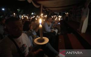 Relawan Prabowo-Gibran Nyalakan 1.000 Lilin Serukan Pemilu Damai