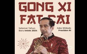 Presiden Jokowi Ajak Rayakan Keberagaman Budaya di Tahun Naga Kayu