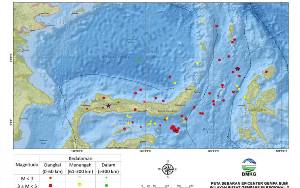 Stasiun Geofisika Manado Catat 81 Gempa Bumi Selama Sepekan