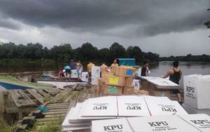 KPU Kalteng: Distribusi Logistik Prioritas di Kecamatan Terjauh