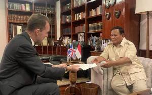Dubes Inggris Temui Prabowo Ucapkan Selamat atas Kesuksesan Pemilu