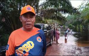 Desa Sei Ubar Mandiri Terendam Banjir, 96 KK Terdampak