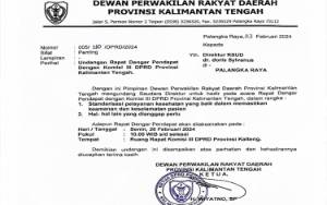 DPRD Kalteng Panggil Direktur RSUD Doris Sylvanus Terkait Kasus Kematian Bayi 