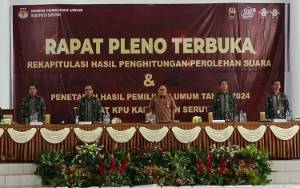 KPU Seruyan Gelar Pleno Terbuka Rekapitulasi Perhitungan Suara Pemilu
