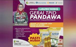 Besok Pemko Palangka Raya Launching Gerak TPID Pandawa