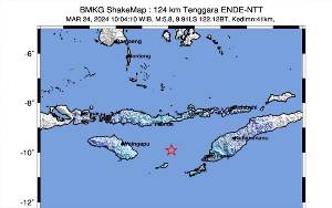 BMKG Sebut Gempa Bumi M6,1 di Laut Sawu NTT Tidak Berpotensi Tsunami