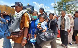 Pemudik di Pelabuhan Sampit Diingatkan Jaga Keamanan
