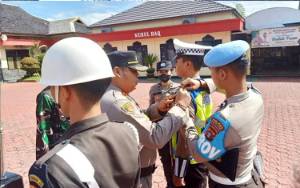 Polres Barito Utara Terjunkan 159 Pasukan Gabungan Operasi Ketupat