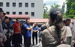 Mahasiswa Demo di Kantor Disdik Kalteng, Tuntut Pencairan Beasiswa TABE