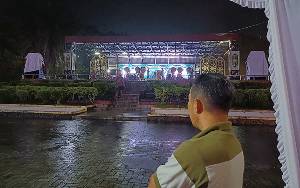 Lokasi Festival Tabuh Bedug dan Pawai Takbiran di Kotim Diguyur Hujan Lebat