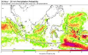 Waspadai Potensi Cuaca Ekstrem di Barito Timur 17-18 April 2024