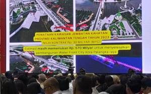 Estimasi Anggaran Penataan Water Front City Jembatan Kahayan Rp570 Miliar