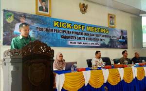 Pemkab Barito Utara Gelar Forum Kick Off Meeting Program PPSP