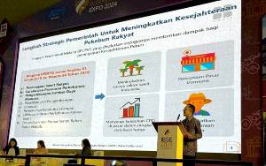 Batik Sawit Dipamerkan di International Business Solution Expo 2024
