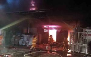 Toko Bahan Bangunan Terbakar di Sampit Diduga Korsleting Listrik