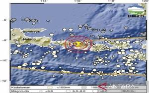 Gempa Magnitudo 5,5 di Sumbawa NTB Terasa di Denpasar Bali