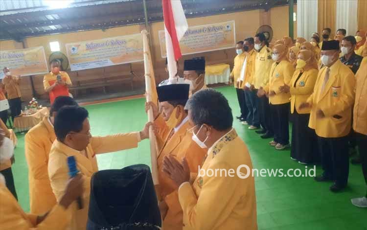 Pengurus DPD Golkar Kobar Masa Bakti 2020 -2025 Dikukuhkan