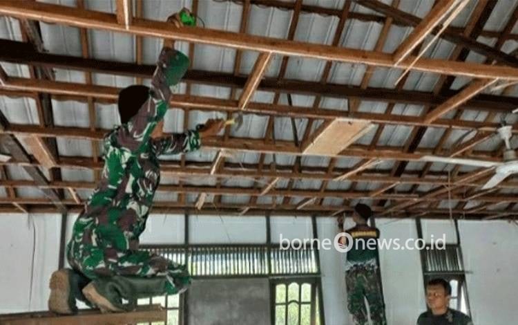 Kodim 1011 Kuala Kapuas Lakukan Karya Bakti di Rumah Ibadah
