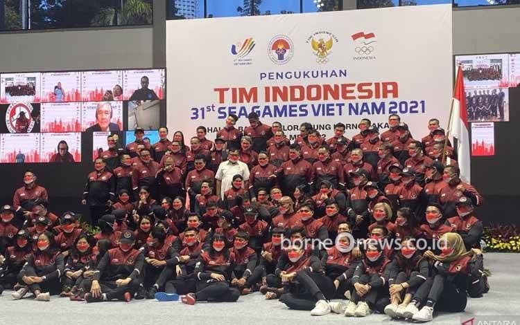 499 Atlet Indonesia untuk SEA Games Vietnam Resmi Dikukuhkan
