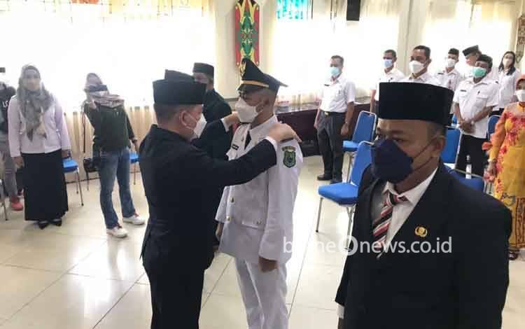 Bupati Kapuas Lantik 1 Camat dan 4 Pejabat Pengawas