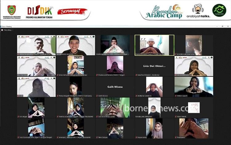 Pelajar Kalteng Beri Respon Positif Ramadan Arabic Camp Disdik Kalteng