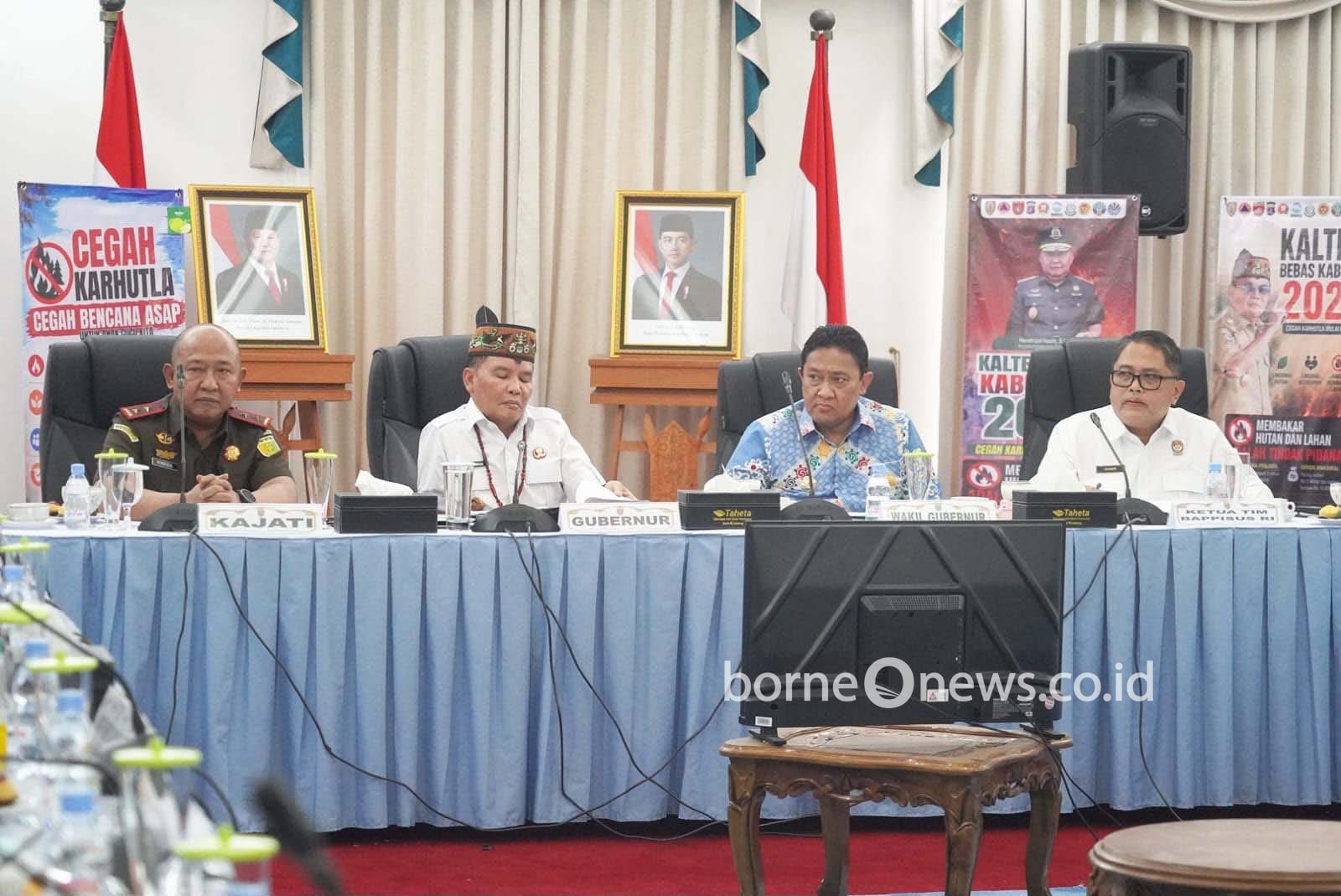 Gubernur Agustiar Sabran Dorong Evaluasi Tata Ruang untuk Cegah Karhutla Berulang