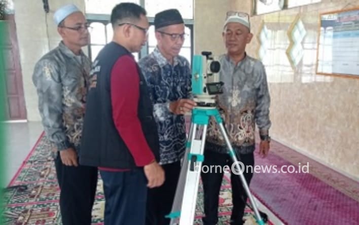 4 Masjid di Kapuas Dicek Kembali Arah Kiblatnya
