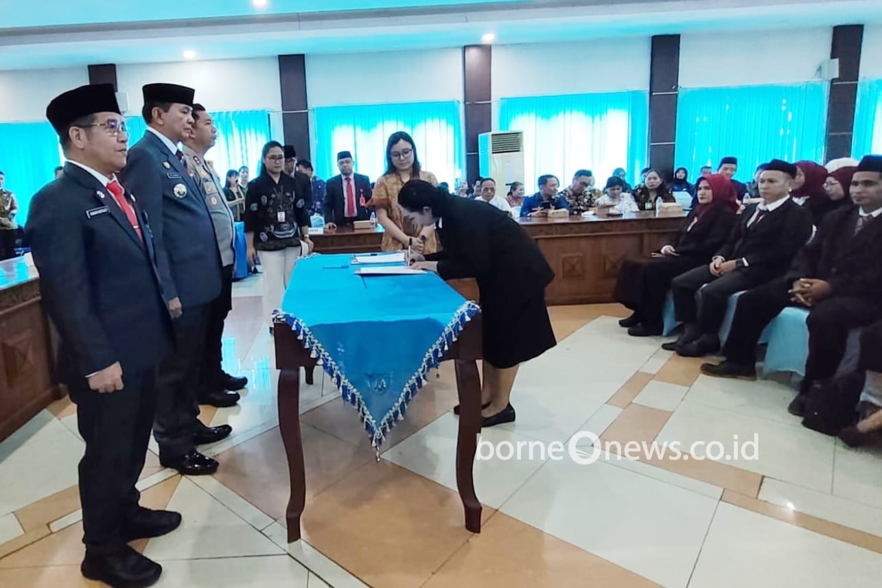 43 Kepala Sekolah di Bartim Teken Pakta Integritas Cegah Narkoba